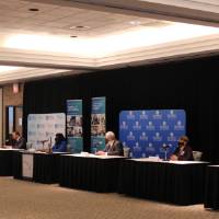 Socially distanced ceremony 2